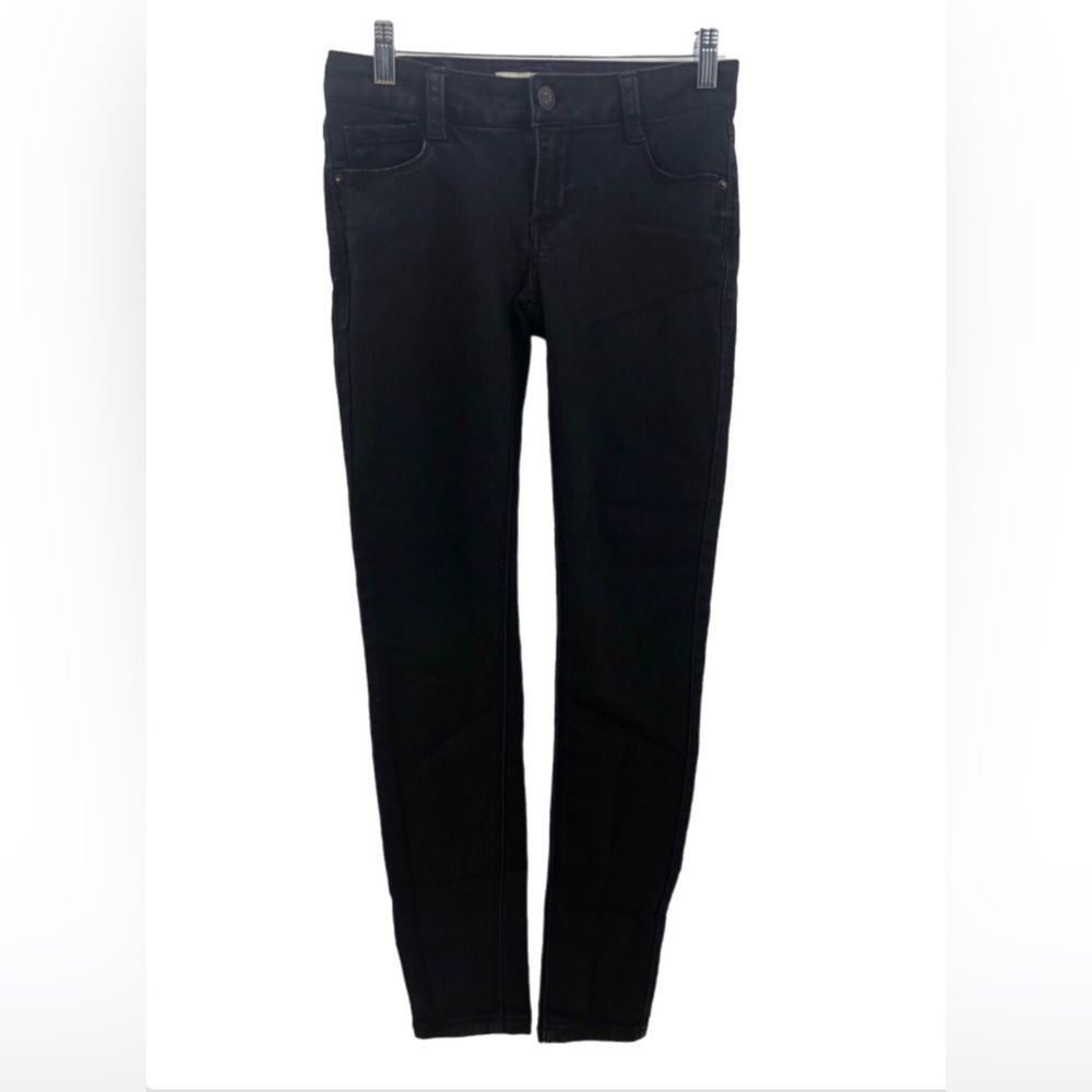 PARIS BLUE skinny black denim jean